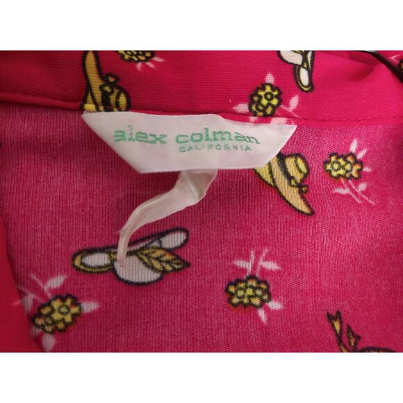 Vintage Alex Coleman California Dagger Collar Blouse Shirt Top READ - Picture 3 of 8